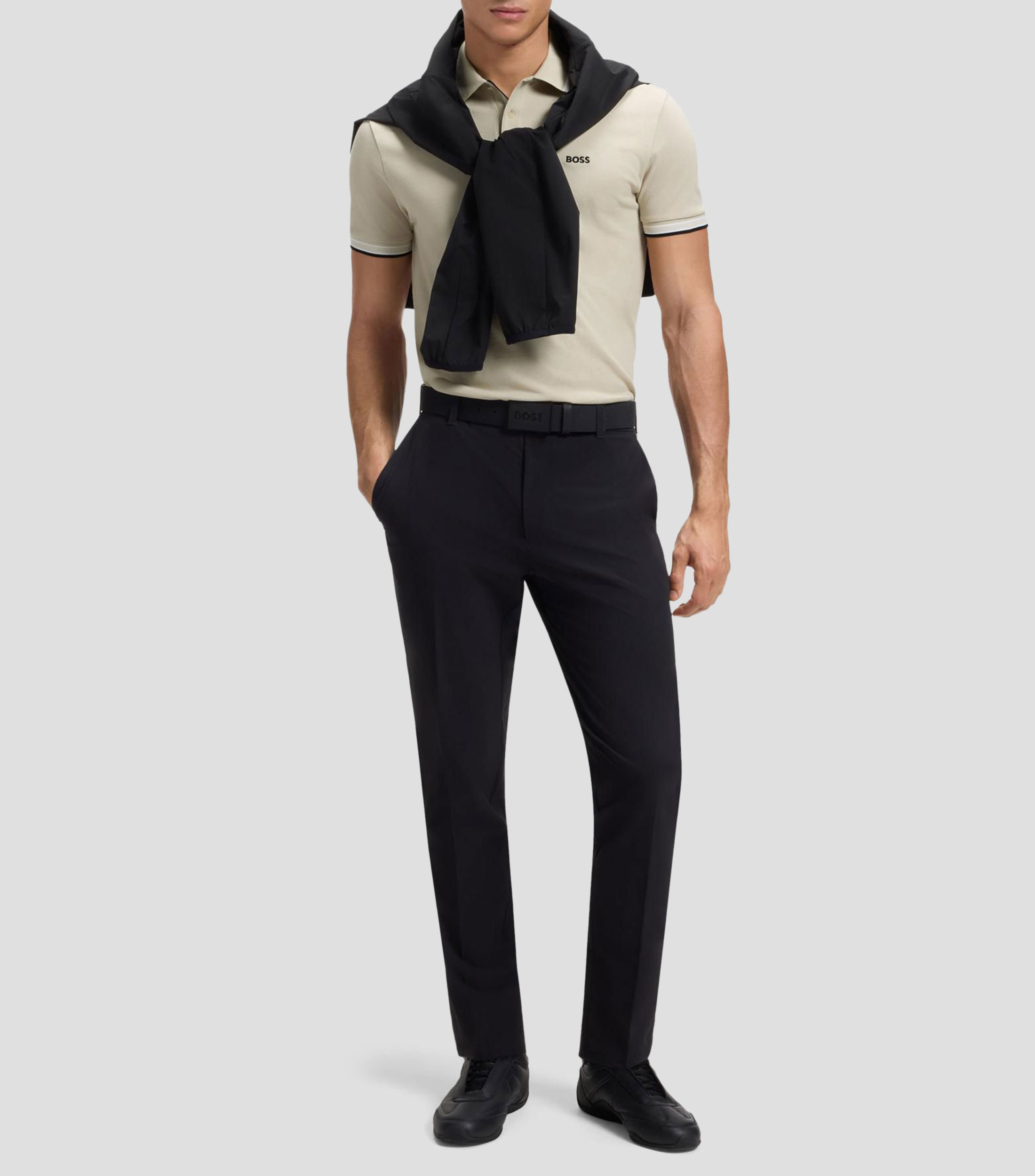 Playera polo Paddy de piqué de algodón Hombre